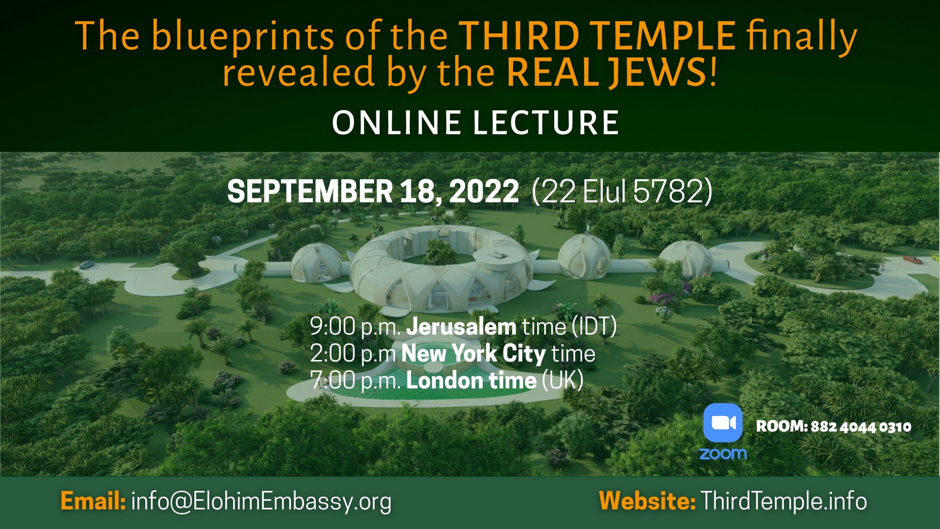 The blueprints of the THIRD TEMPLE finally revealed by the REAL JEWS